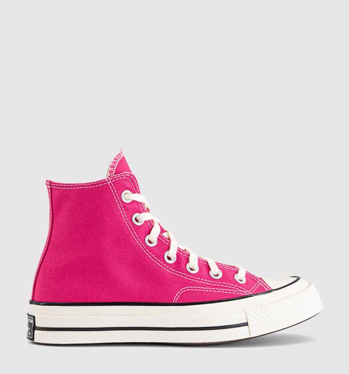 Converse All Star Hi 70 S Trainers Rough Raspberry Egret Black