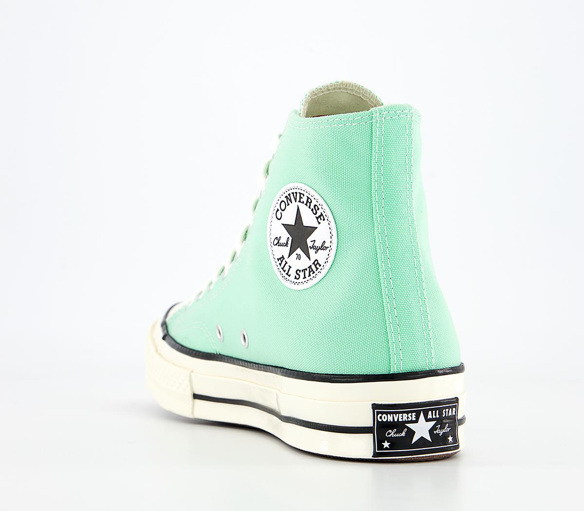 Converse All Star Hi 70s Trainers Converse All Star Hi 70s Trainers Prism Green Egret Black