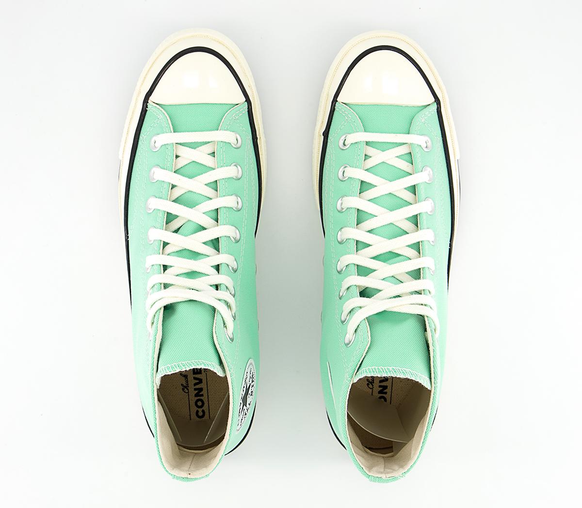 Converse All Star Hi 70s Trainers Converse All Star Hi 70s Trainers Prism Green Egret Black