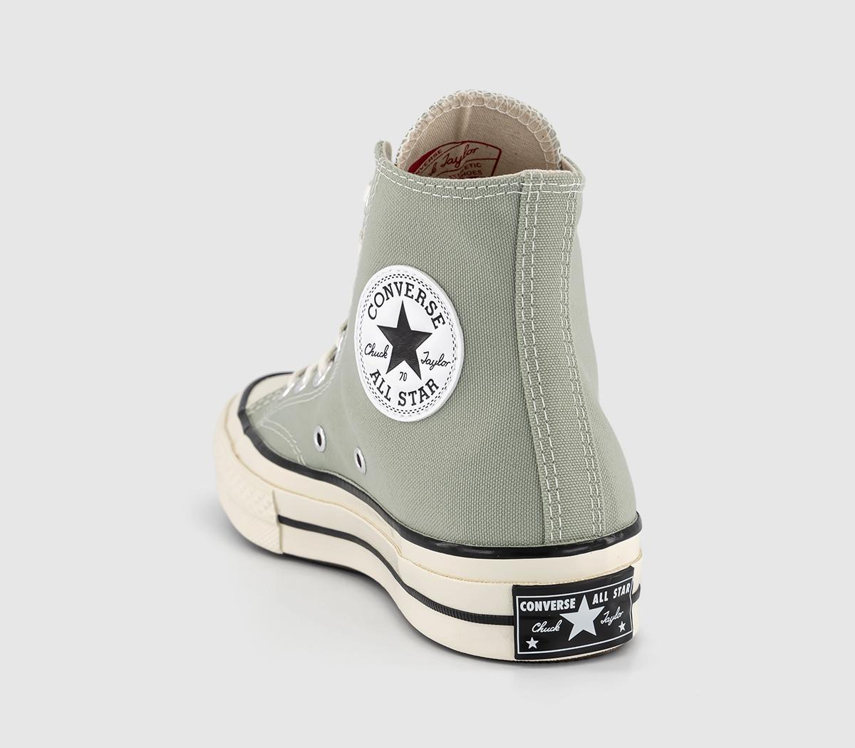 Converse All Star Chuck 70 Hi Trainers Converse All Star Chuck 70 Hi Trainers Summit Sage Egret Black