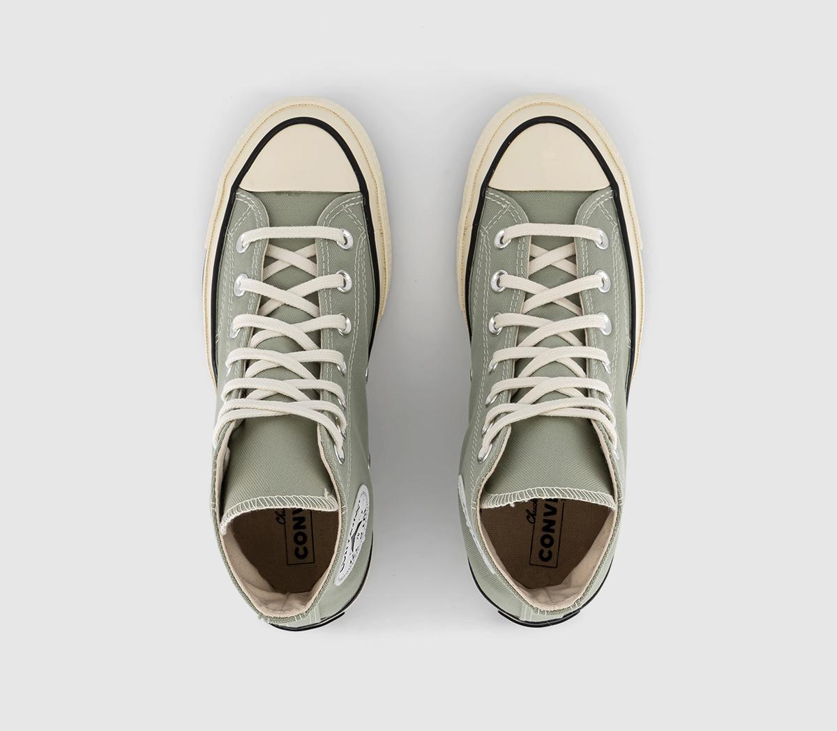 Converse All Star Chuck 70 Hi Trainers Converse All Star Chuck 70 Hi Trainers Summit Sage Egret Black
