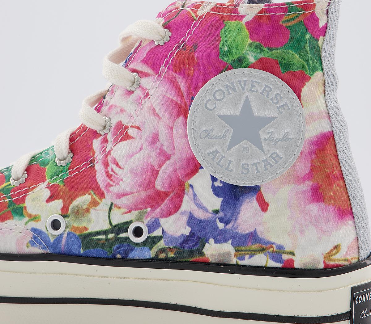 ConverseAll Star Hi 70s Trainers ConverseAll Star Hi 70s TrainersPink Gravel Egret Floral