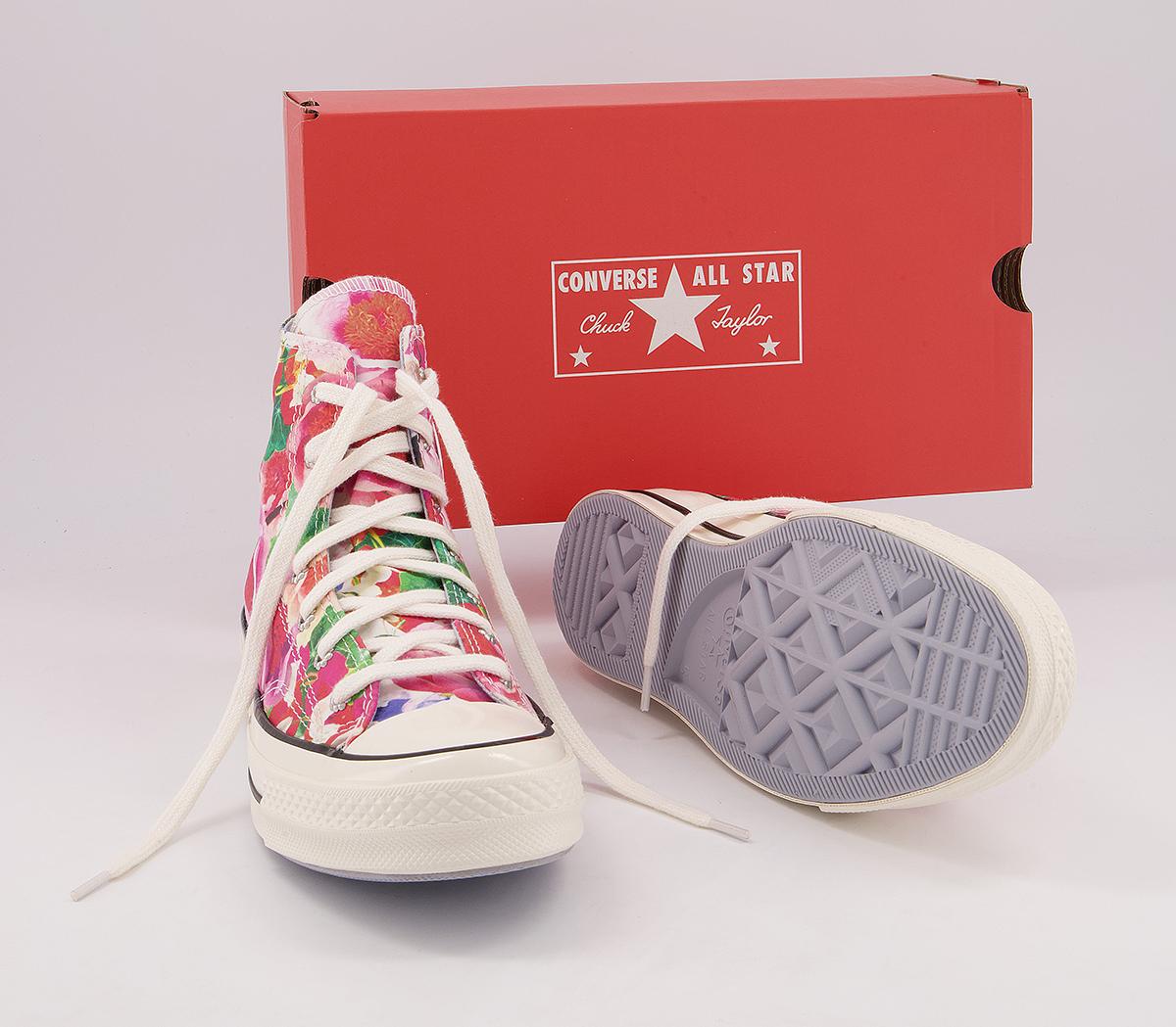 ConverseAll Star Hi 70s Trainers ConverseAll Star Hi 70s TrainersPink Gravel Egret Floral