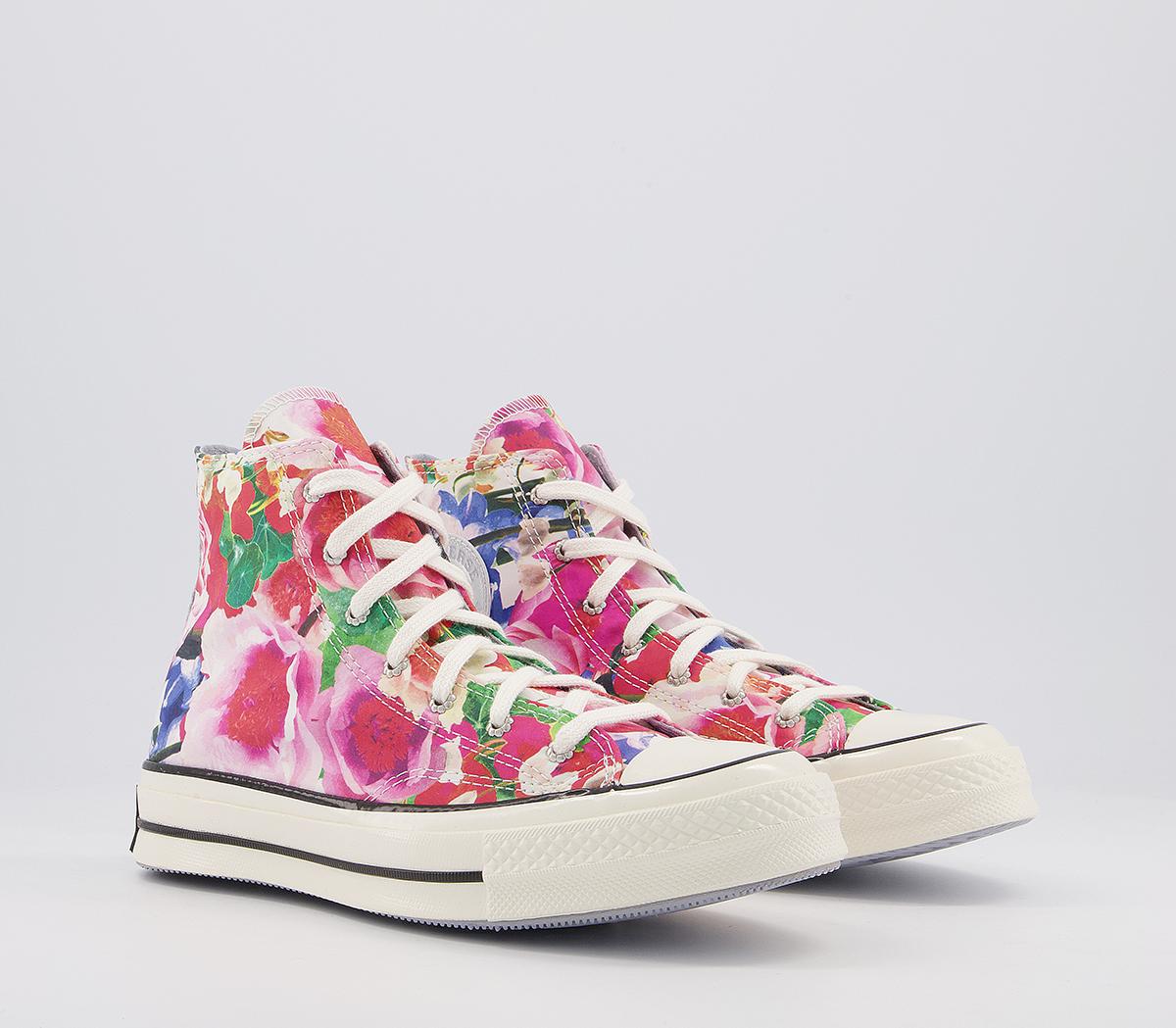 ConverseAll Star Hi 70s Trainers ConverseAll Star Hi 70s TrainersPink Gravel Egret Floral