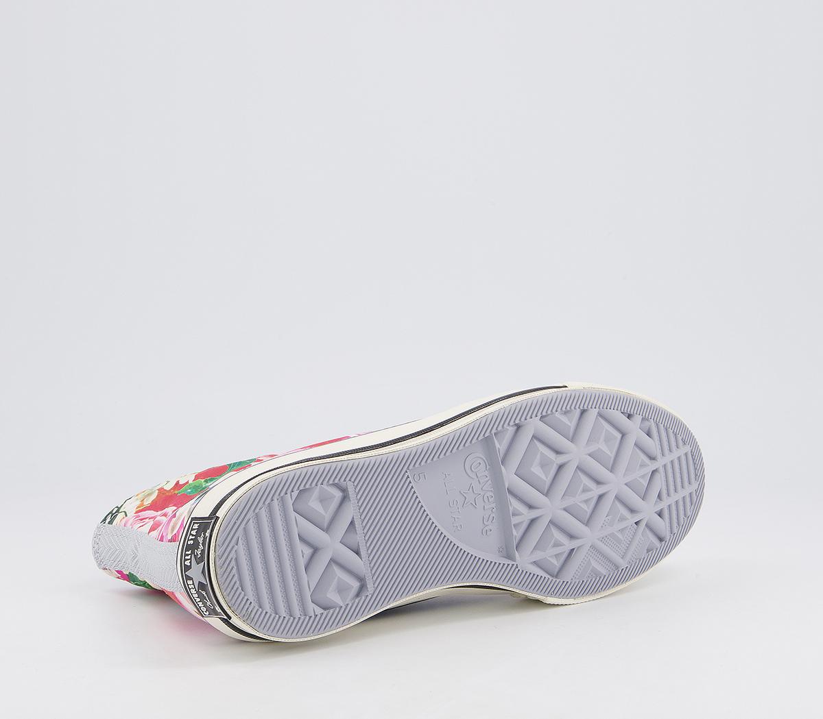 ConverseAll Star Hi 70s Trainers ConverseAll Star Hi 70s TrainersPink Gravel Egret Floral