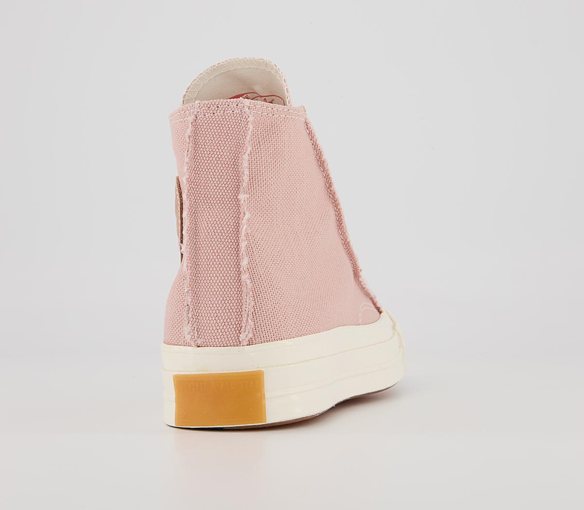 Converse All Star Hi 70s Trainers Converse All Star Hi 70s Trainers Pink Clay Vachetta Beige Egret