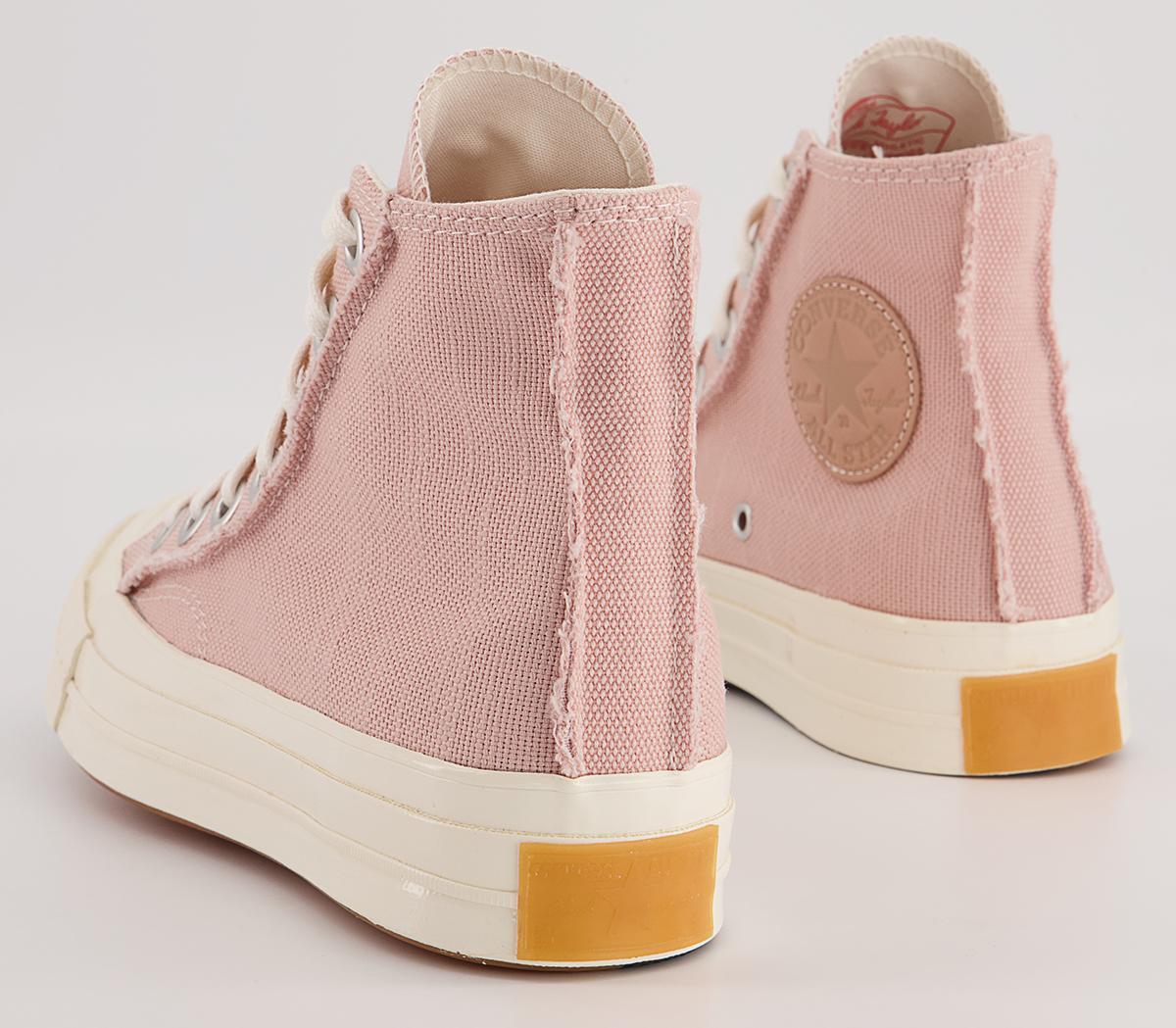 Converse All Star Hi 70s Trainers Converse All Star Hi 70s Trainers Pink Clay Vachetta Beige Egret