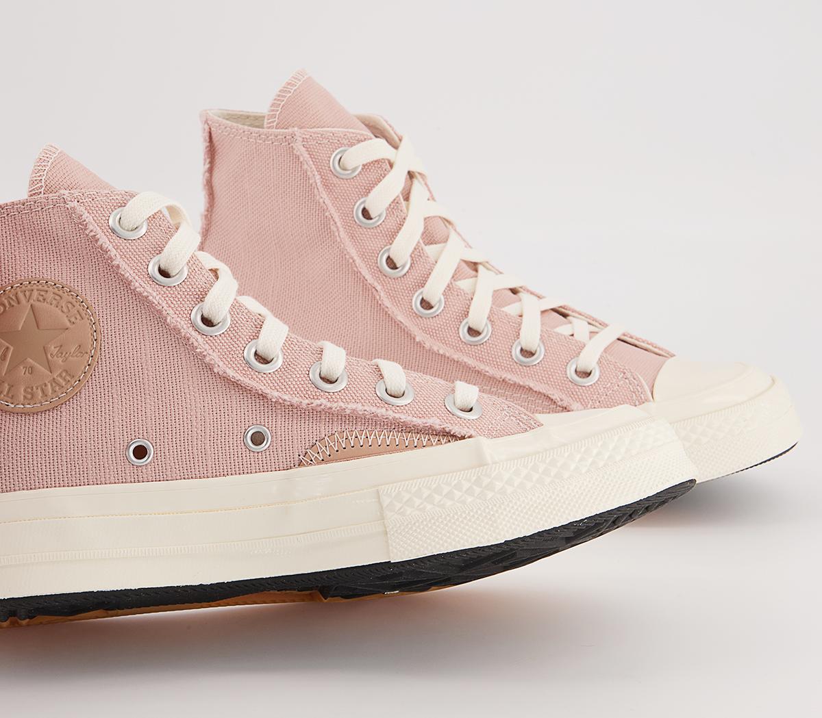 Converse All Star Hi 70s Trainers Converse All Star Hi 70s Trainers Pink Clay Vachetta Beige Egret
