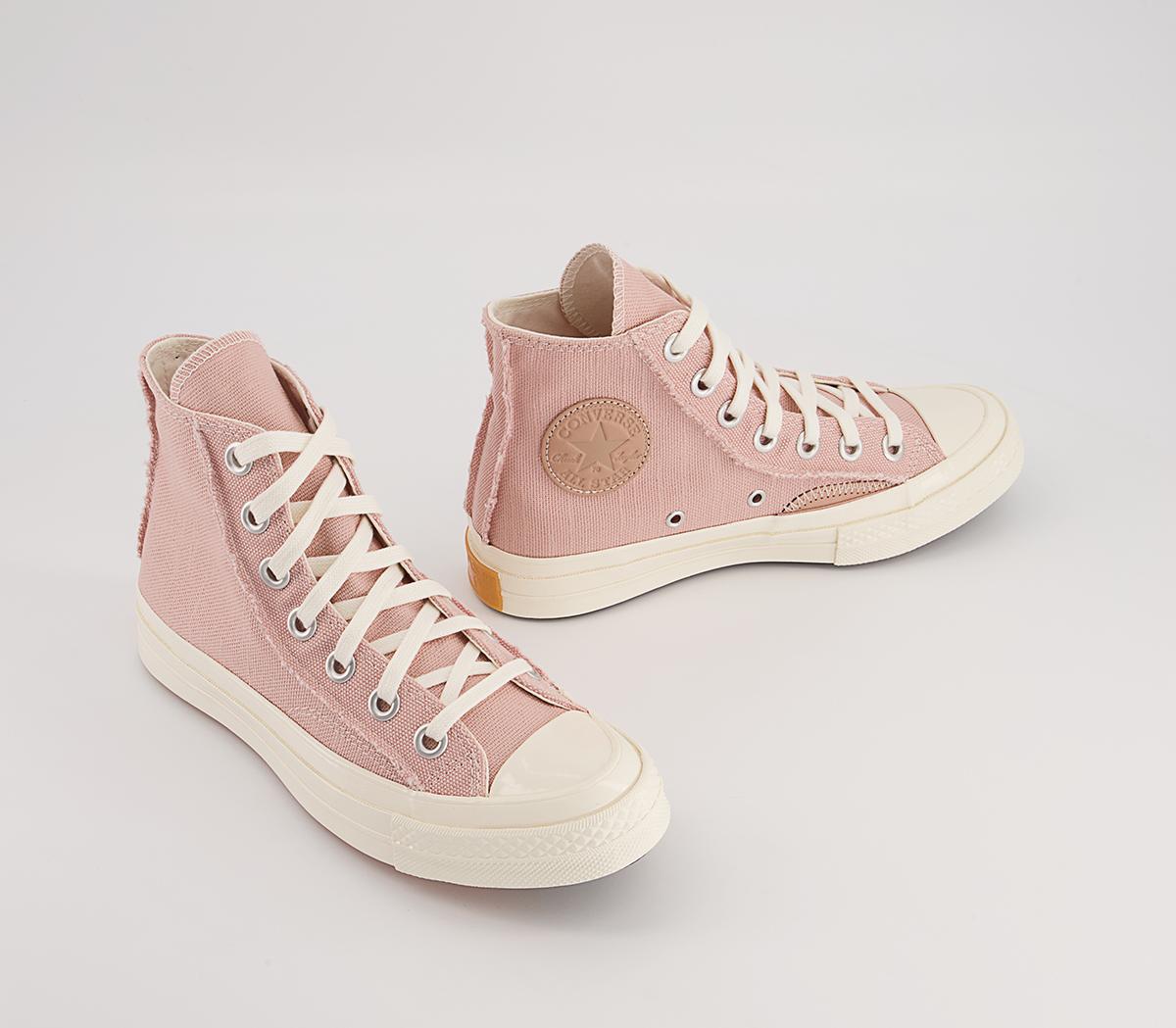 Converse All Star Hi 70s Trainers Converse All Star Hi 70s Trainers Pink Clay Vachetta Beige Egret