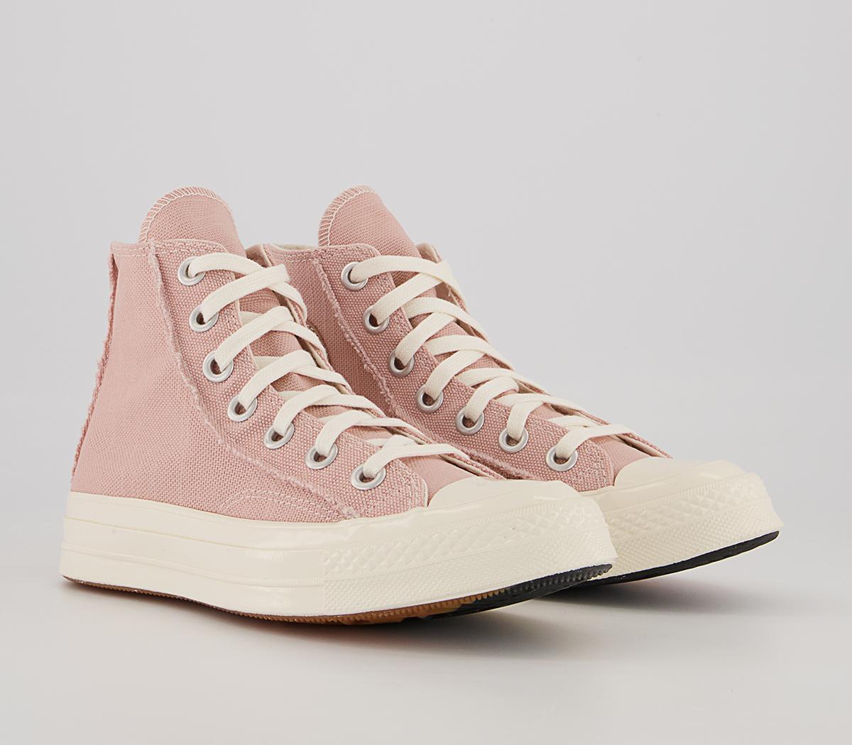Converse All Star Hi 70s Trainers Converse All Star Hi 70s Trainers Pink Clay Vachetta Beige Egret