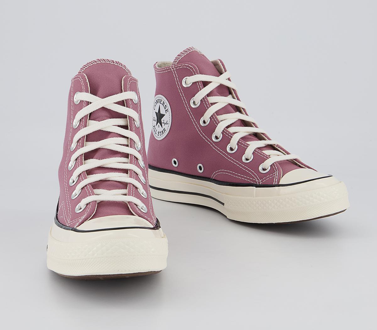 Converse All Star Hi 70s Trainers Converse All Star Hi 70s Trainers Pink Aura Egret Black