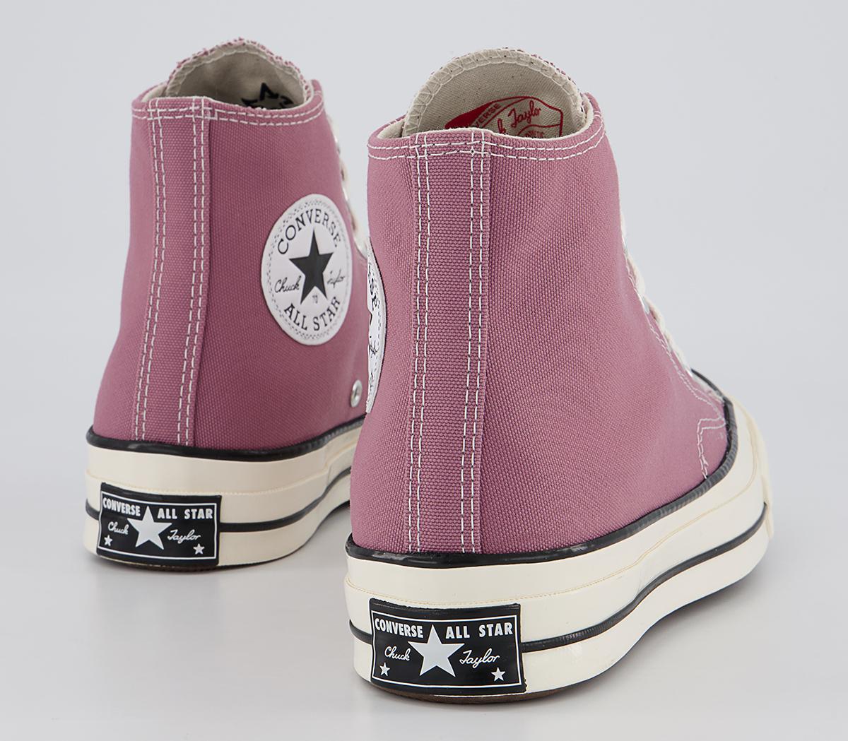 Converse All Star Hi 70s Trainers Converse All Star Hi 70s Trainers Pink Aura Egret Black
