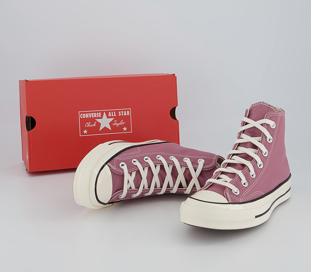 Converse All Star Hi 70s Trainers Converse All Star Hi 70s Trainers Pink Aura Egret Black