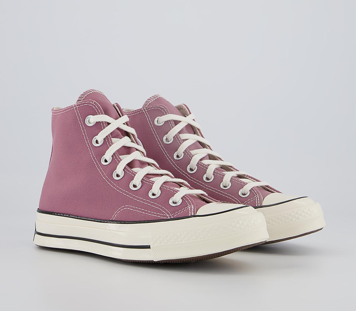 Converse All Star Hi 70s Trainers Converse All Star Hi 70s Trainers Pink Aura Egret Black