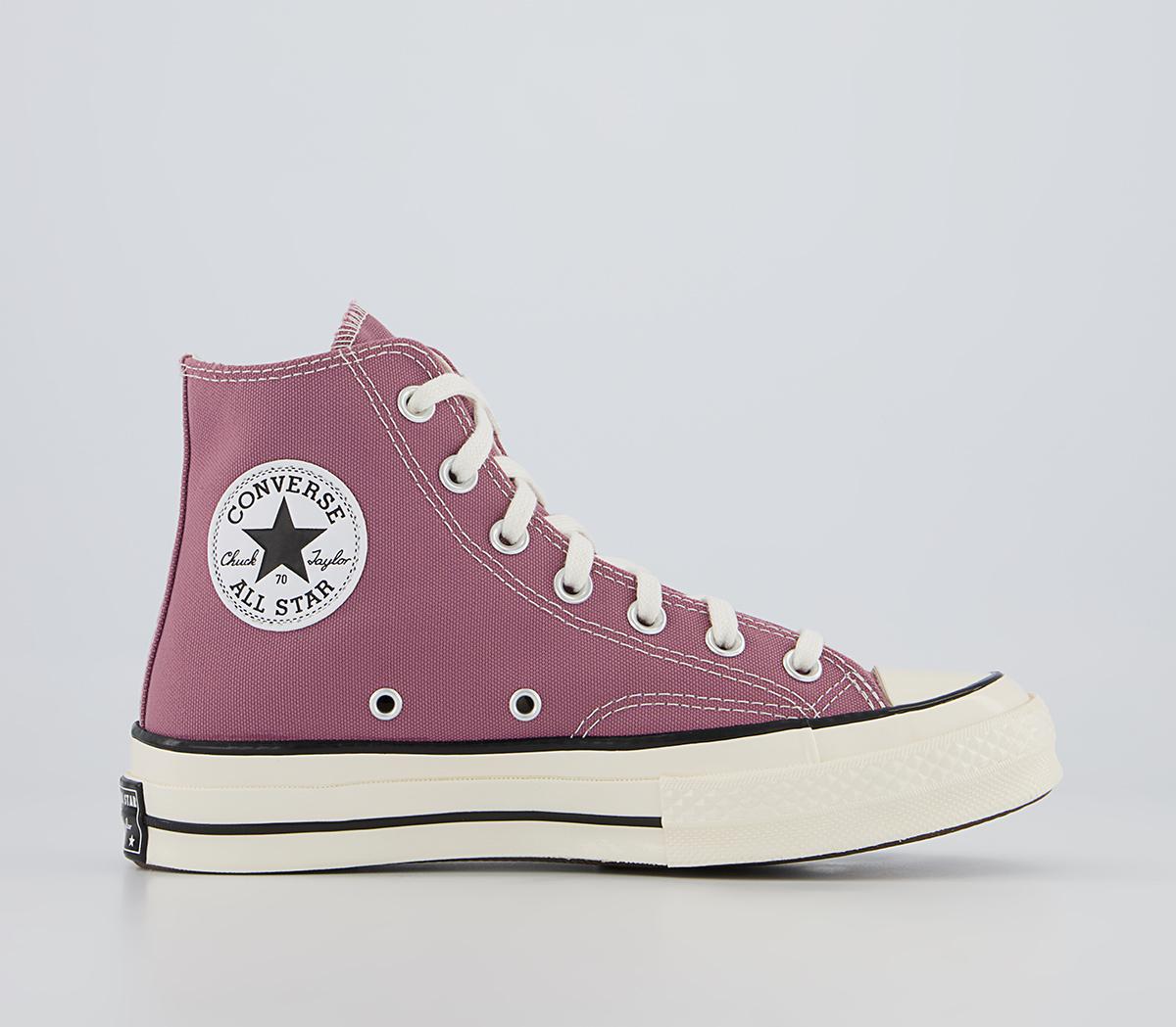 Converse All Star Hi 70s Trainers Converse All Star Hi 70s Trainers Pink Aura Egret Black