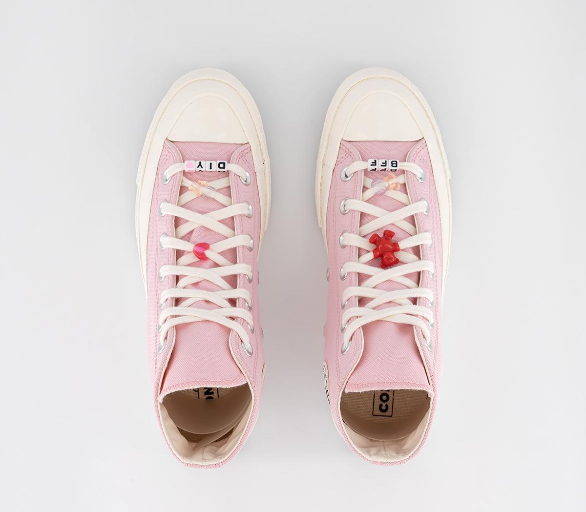 ConverseAll Star Chuck 70 Hi TrainersBff Sunrise Pink Egret Black