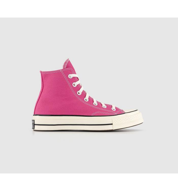 converse all star chuck 70 hi trainers lucky pink egret black