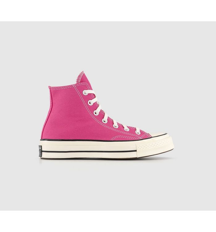 Converse All Star Hi 70s Trainers Lucky Pink Egret Black