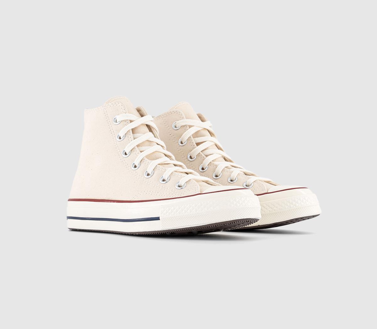 Converse Womens All Star High 70’s Beige Canvas Trainers, 10