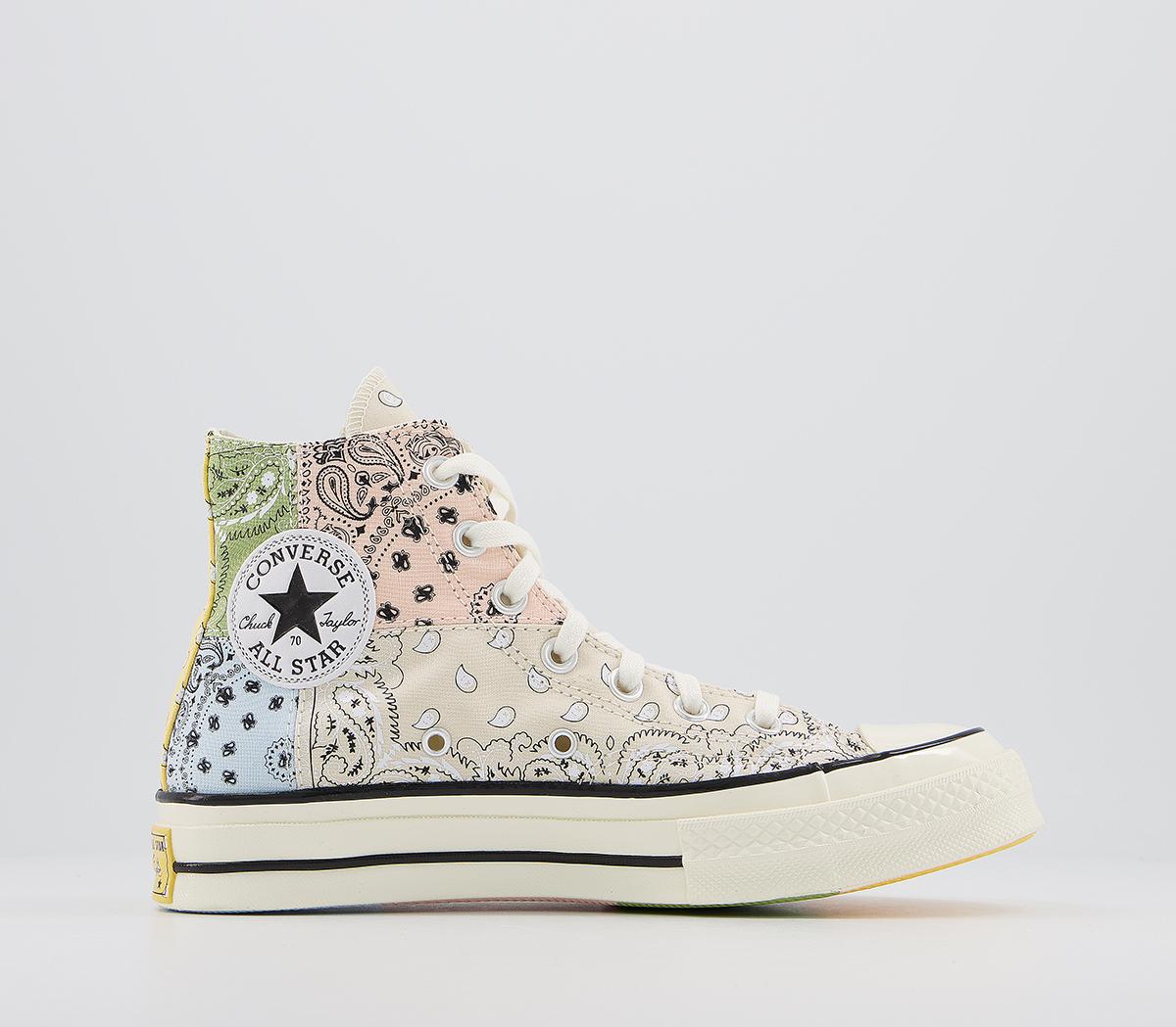 ConverseAll Star Hi 70s TrainersNatural Ivory Paisley