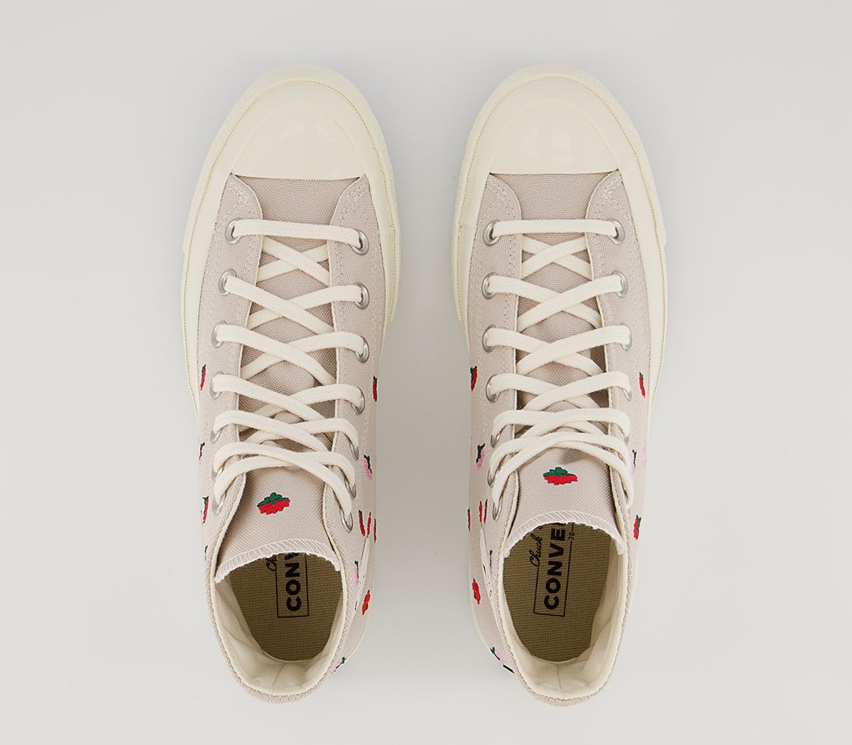 ConverseAll Star Hi 70s Trainers ConverseAll Star Hi 70s TrainersDesert Sand Egret University Red Floral