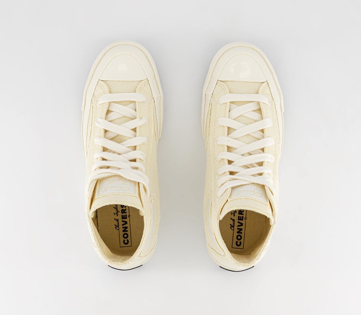 Converse All Star Chuck 70 Hi Trainers Potato Salad Egret Oat Milk ...