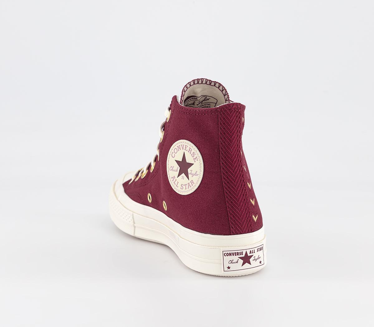 ConverseAll Star Chuck 70 Hi Valentine's TrainersBack Alley Brick