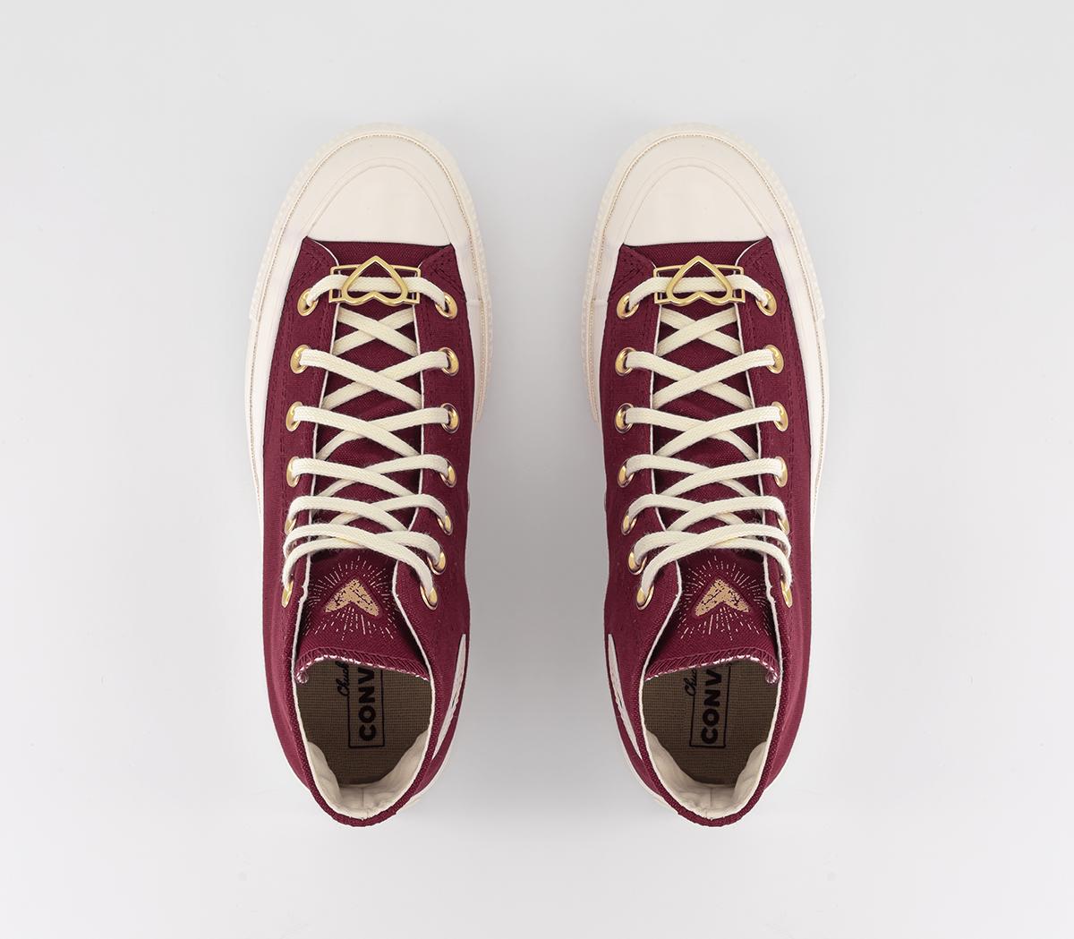 ConverseAll Star Chuck 70 Hi Valentine's TrainersBack Alley Brick