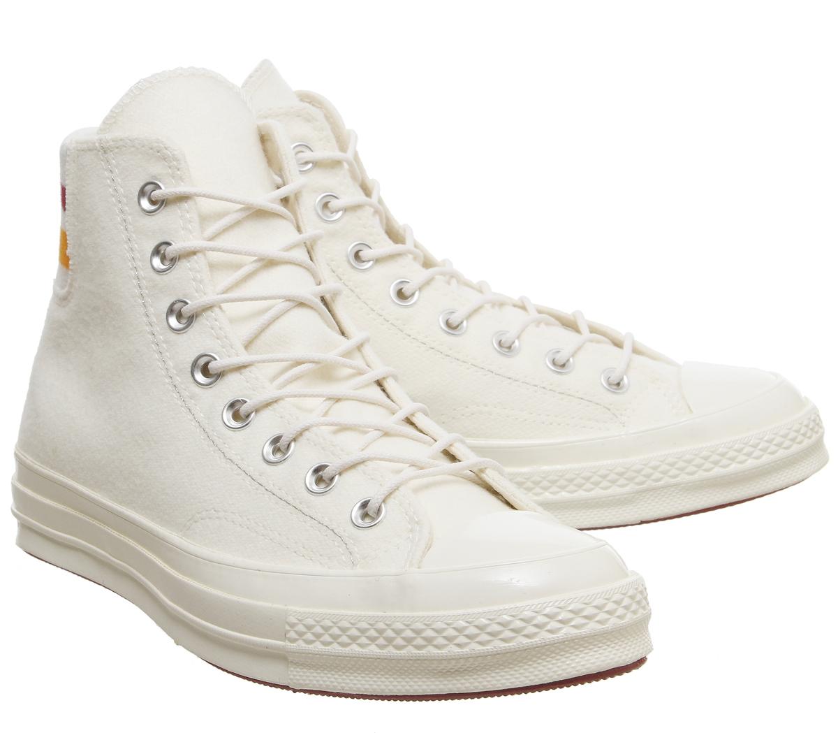 ConverseAll Star Hi 70's TrainersEgret Rhubarb Orange