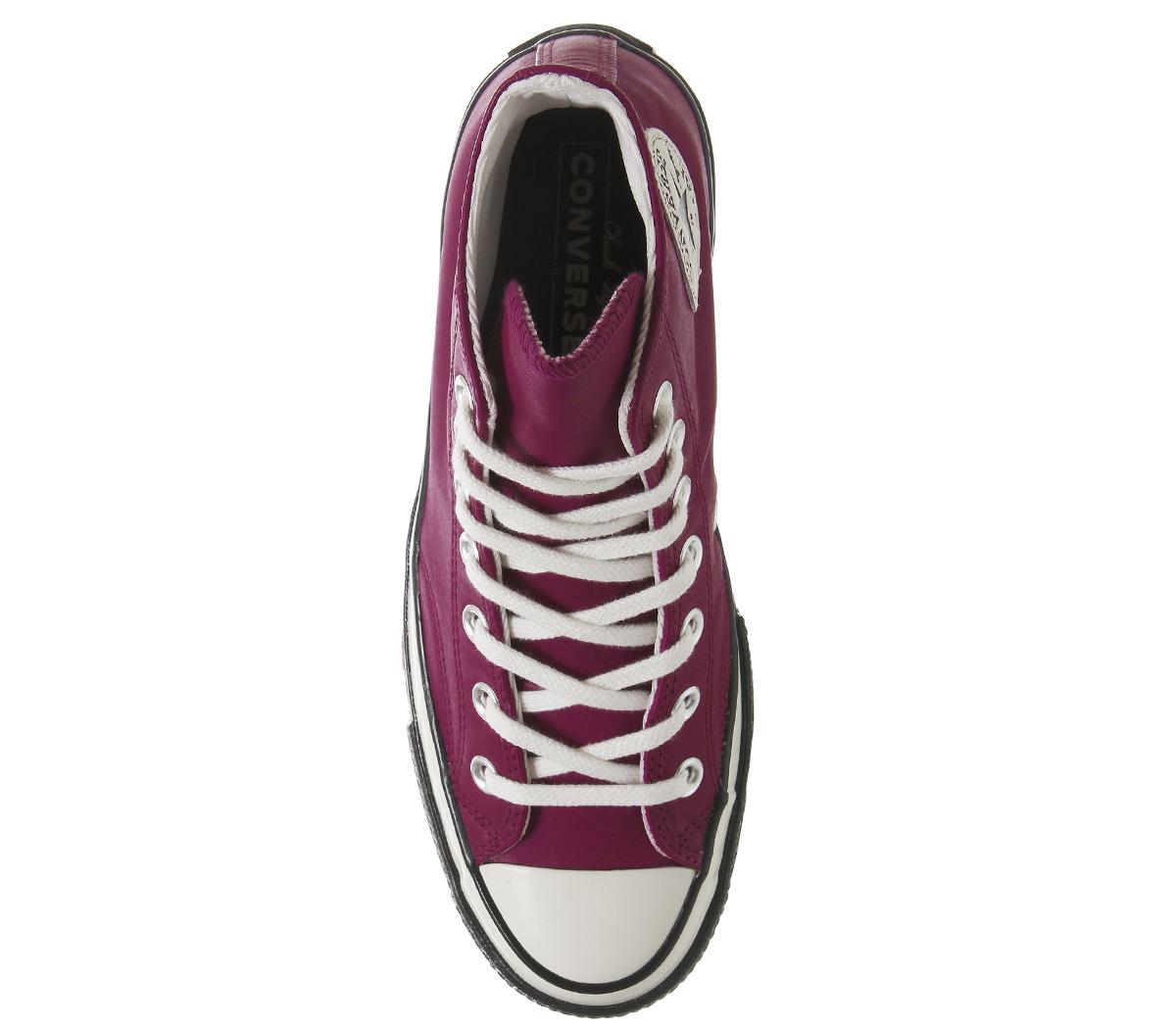 ConverseAll Star Hi 70's TrainersHeart Rhubarb Egret Black