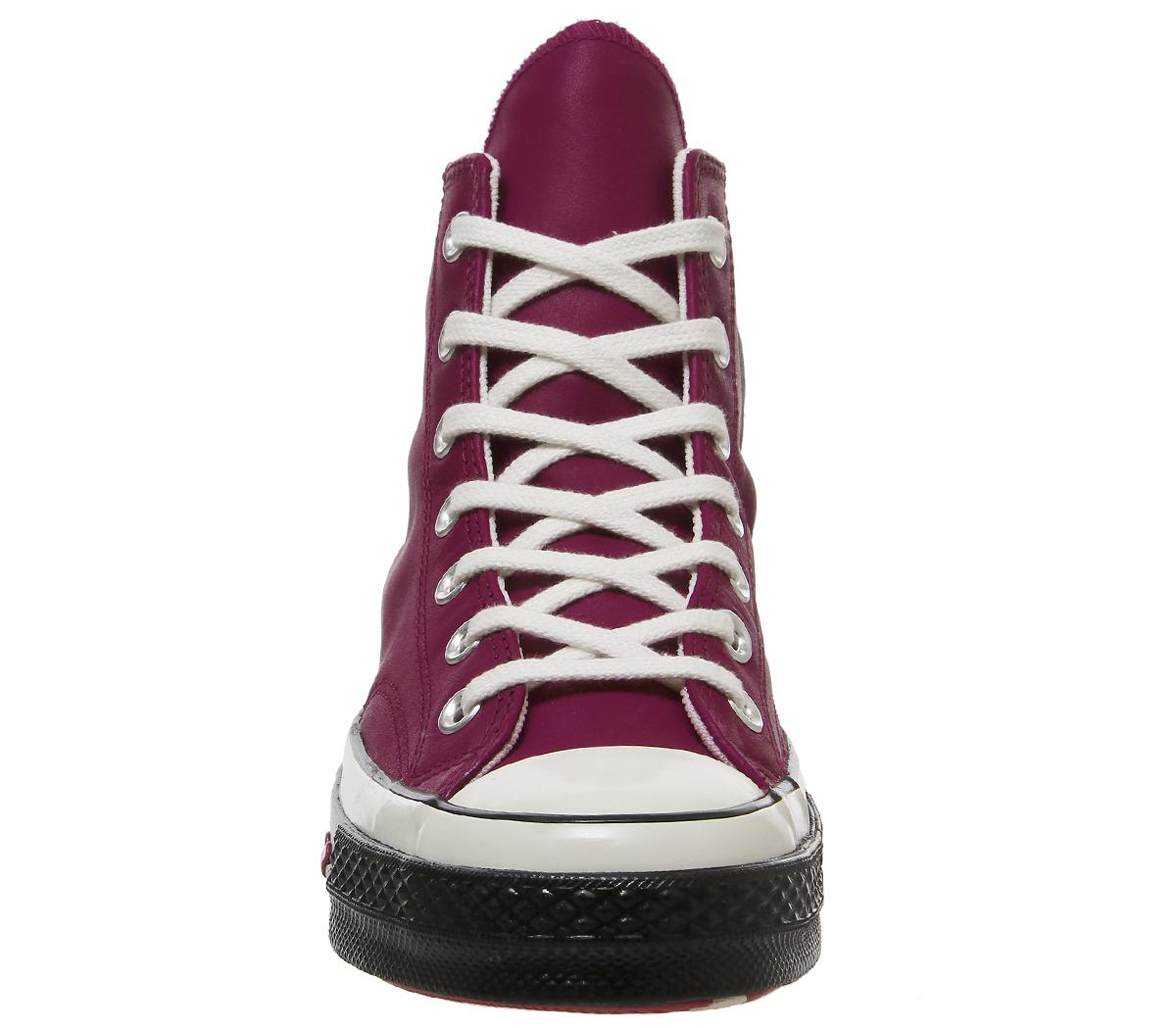 ConverseAll Star Hi 70's TrainersHeart Rhubarb Egret Black