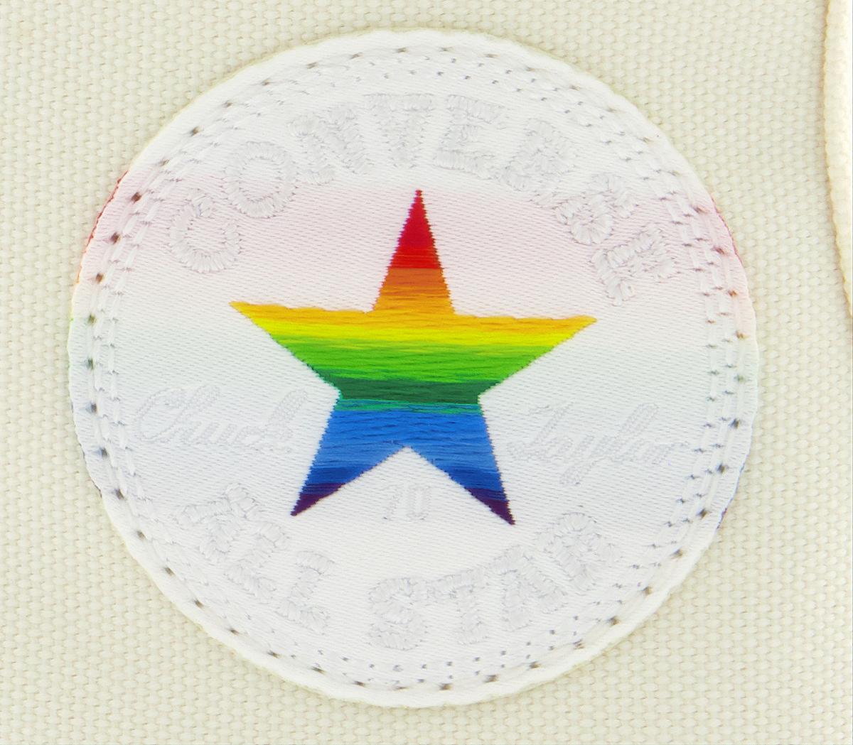 Converse All Star Hi 70s Trainers Converse All Star Hi 70s Trainers Pride Egret Multi White