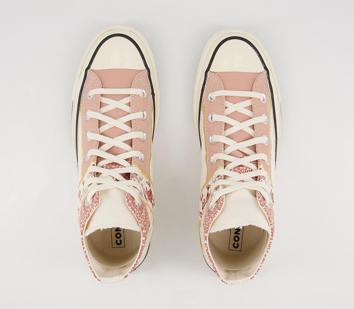 Converse All Star Hi 70s Trainers Converse All Star Hi 70s Trainers Egret Golden Repair Multi