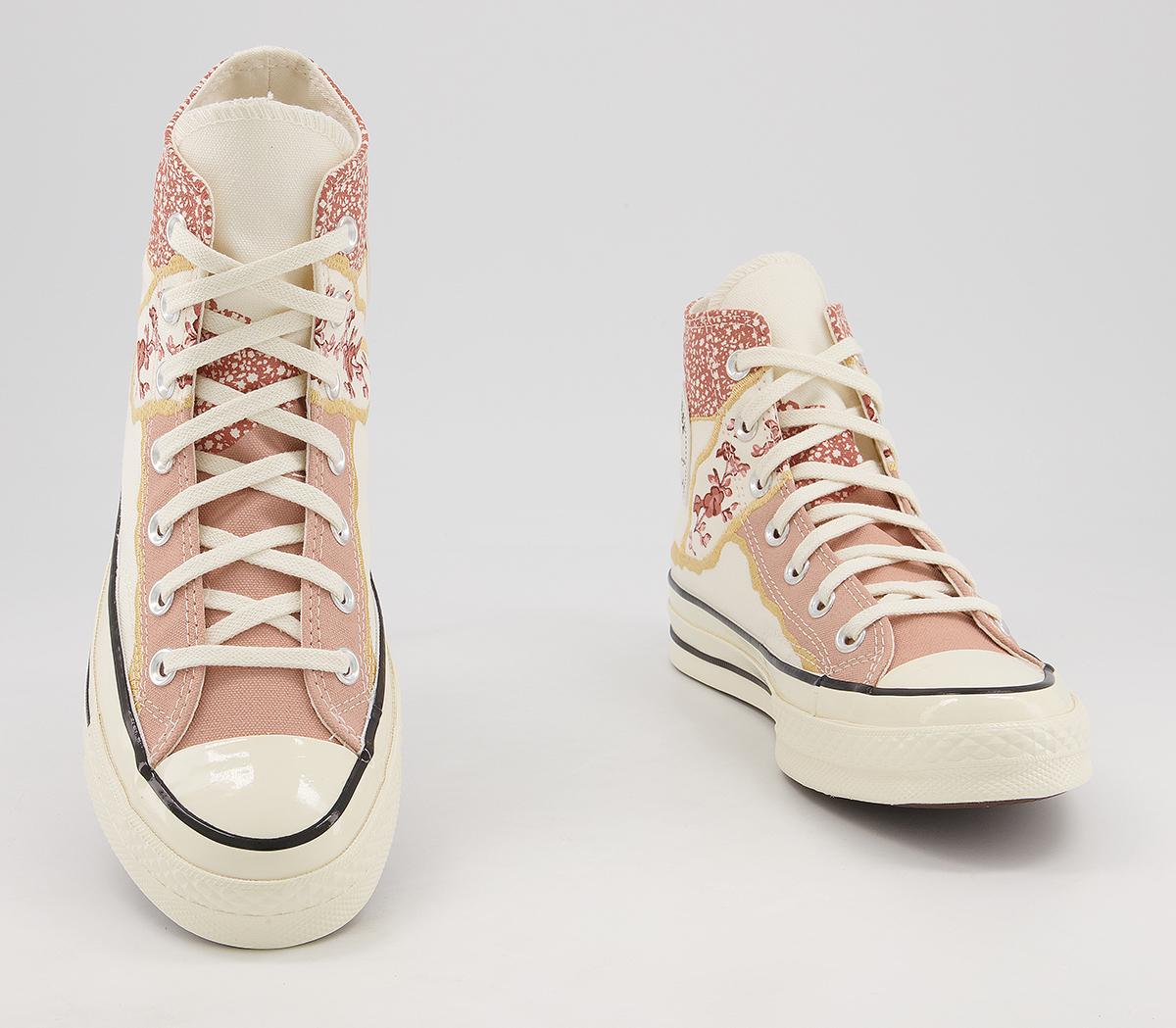 Converse All Star Hi 70s Trainers Converse All Star Hi 70s Trainers Egret Golden Repair Multi