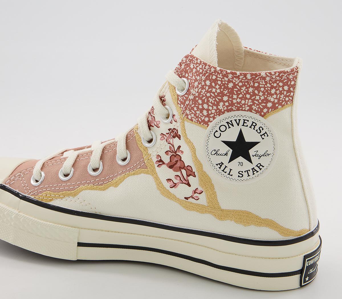 Converse All Star Hi 70s Trainers Converse All Star Hi 70s Trainers Egret Golden Repair Multi