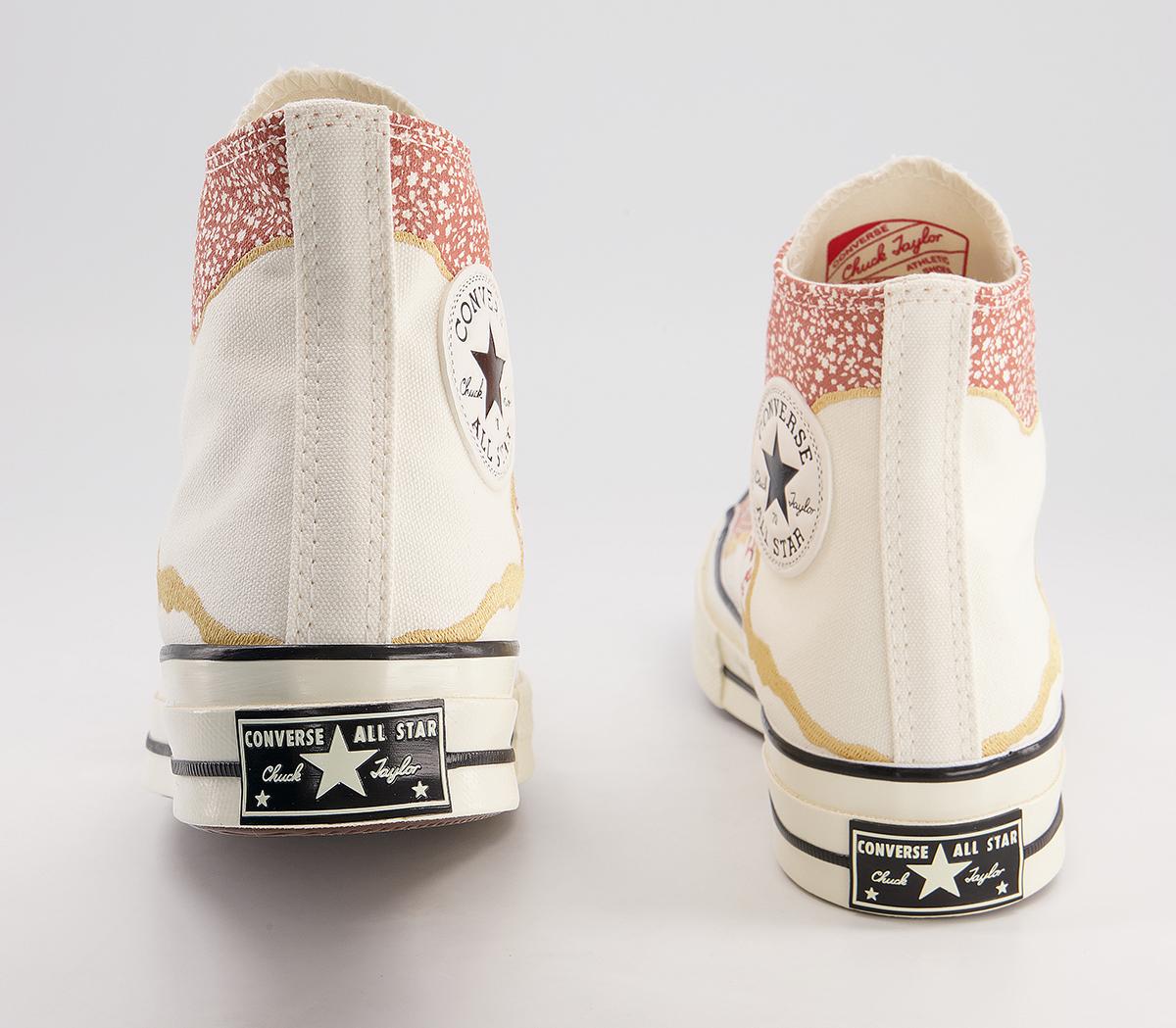 Converse All Star Hi 70s Trainers Converse All Star Hi 70s Trainers Egret Golden Repair Multi