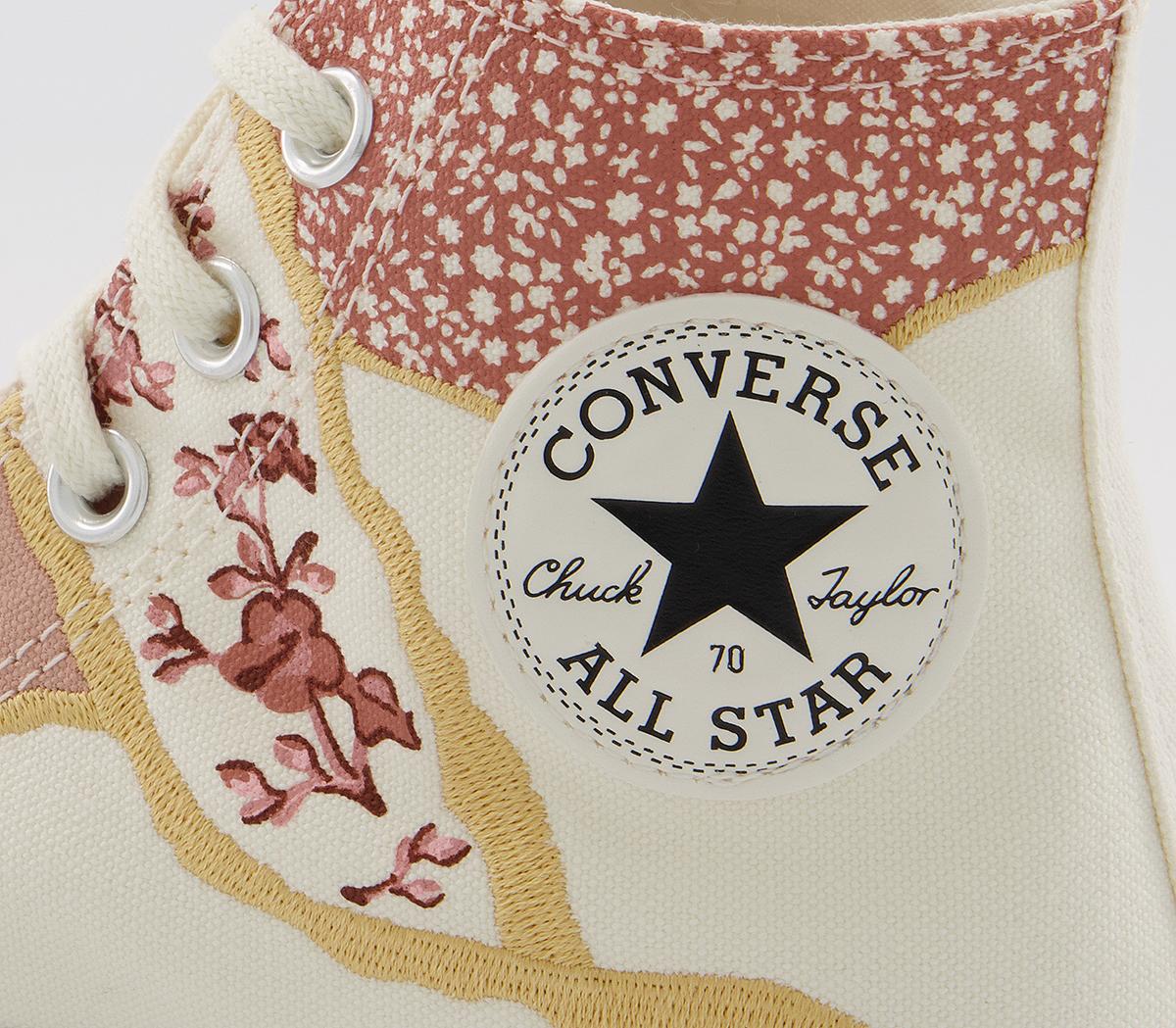 Converse All Star Hi 70s Trainers Converse All Star Hi 70s Trainers Egret Golden Repair Multi
