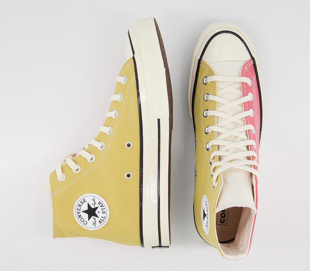 Converse All Star Hi 70s Trainers Converse All Star Hi 70s Trainers Saturn Gold Pink Salt
