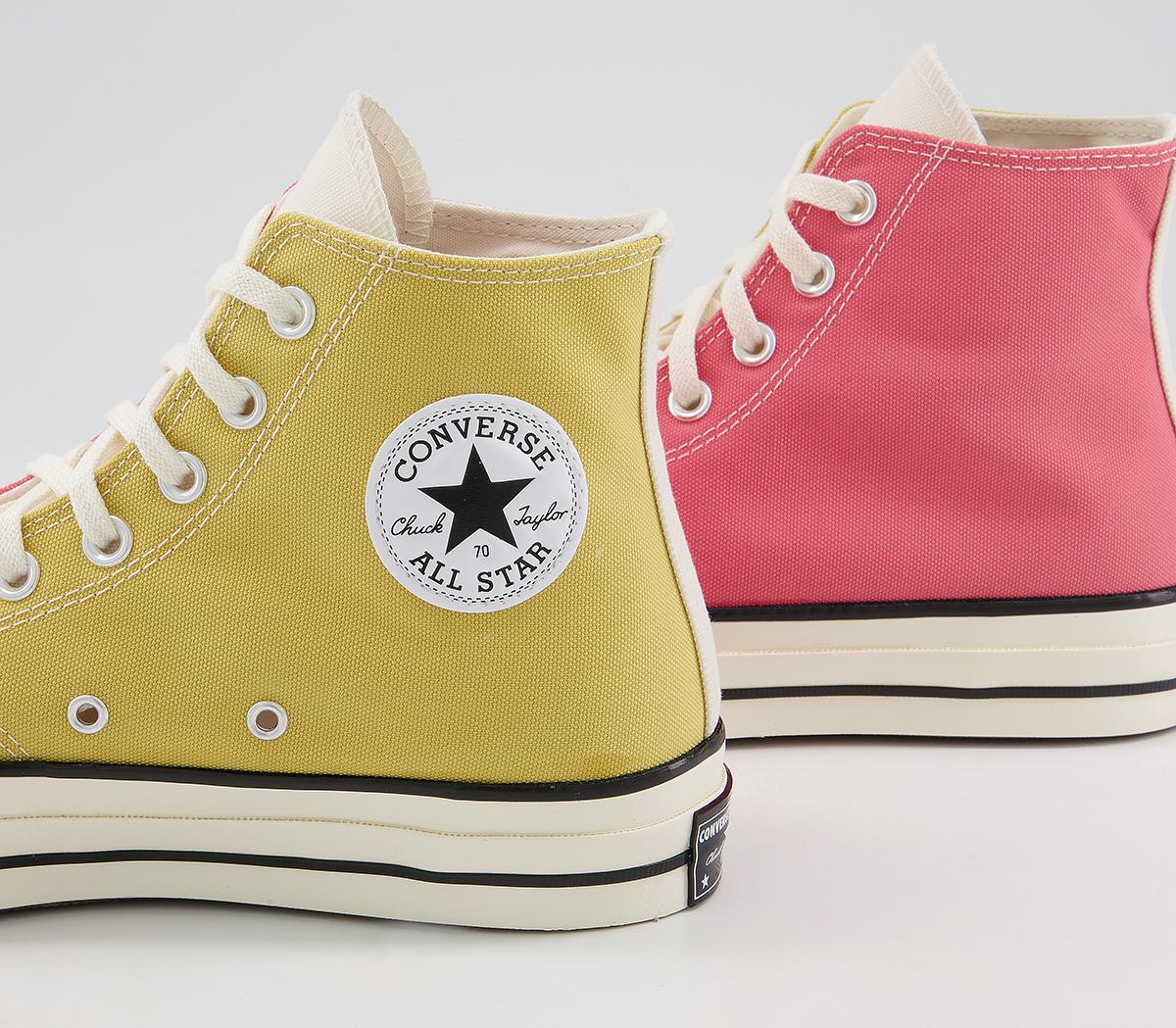 Converse All Star Hi 70s Trainers Converse All Star Hi 70s Trainers Saturn Gold Pink Salt