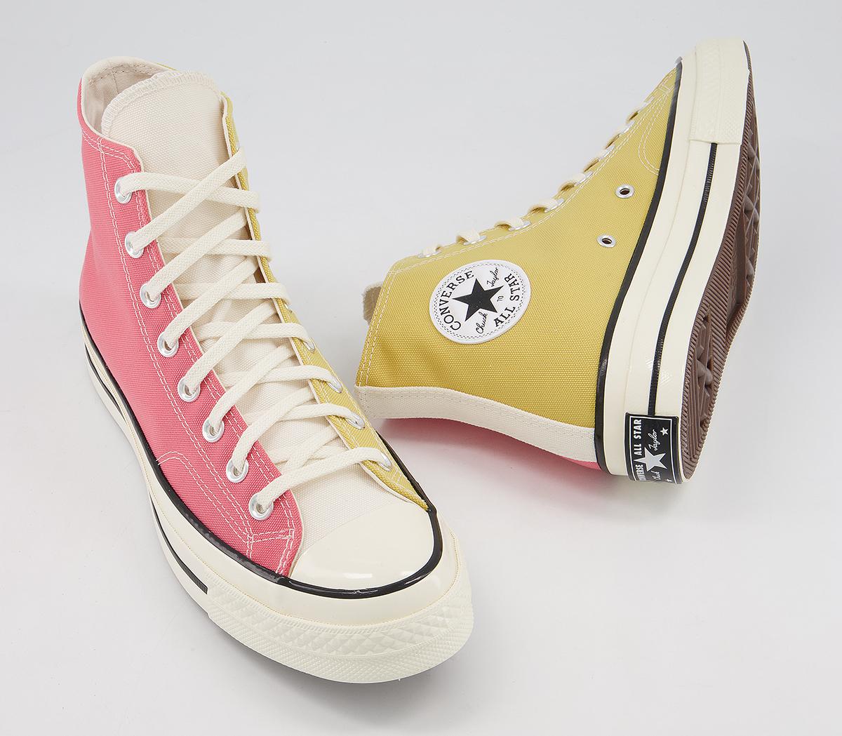 Converse All Star Hi 70s Trainers Converse All Star Hi 70s Trainers Saturn Gold Pink Salt