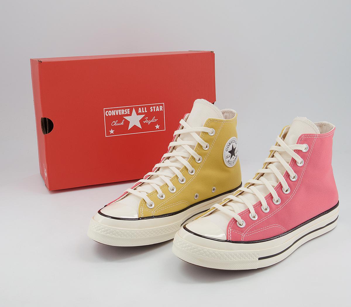 Converse All Star Hi 70s Trainers Converse All Star Hi 70s Trainers Saturn Gold Pink Salt