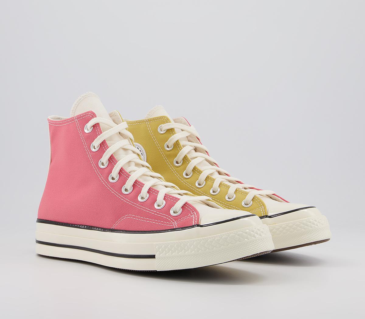 Converse All Star Hi 70s Trainers Converse All Star Hi 70s Trainers Saturn Gold Pink Salt