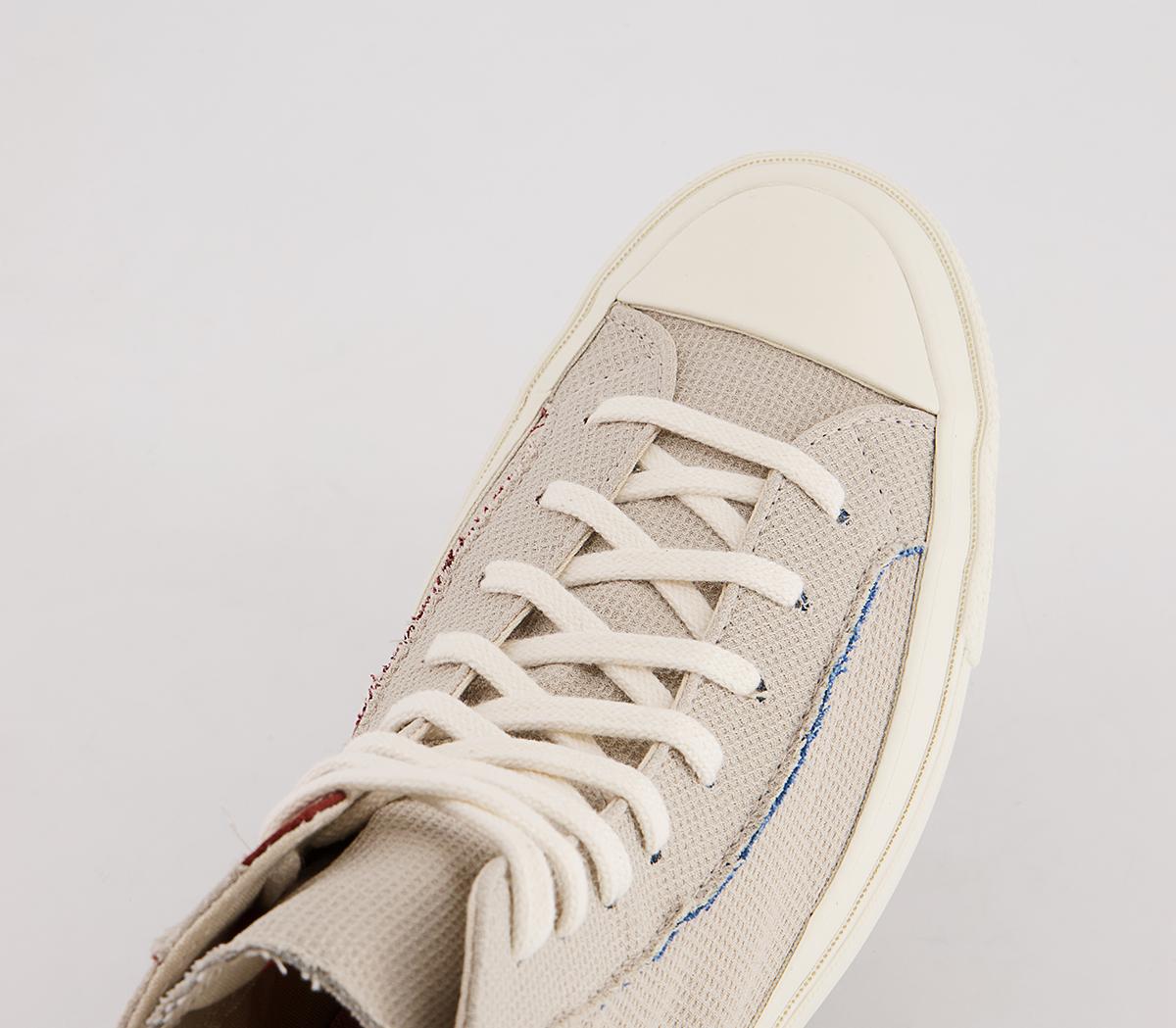 Converse All Star Hi 70s Trainers Converse All Star Hi 70s Trainers Light Silver Pink Clay Egret