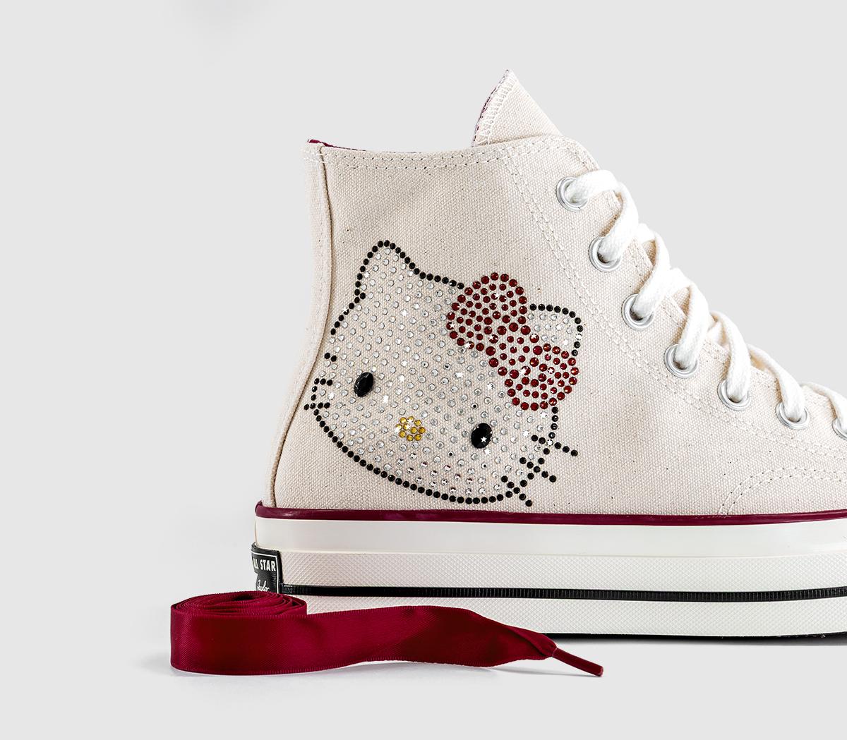 ConverseConverse x Hello Kitty All Star Hi 70 Swarovski Swarovski Hello Kitty Egret Sporty Berry Black