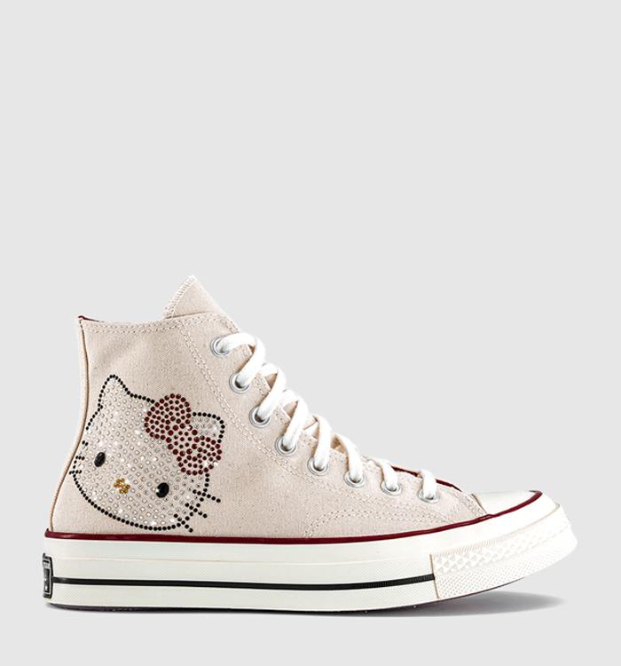 Converse Converse x Hello Kitty All Star Hi 70 Swarovski Swarovski Hello Kitty Egret Sporty Berry Black