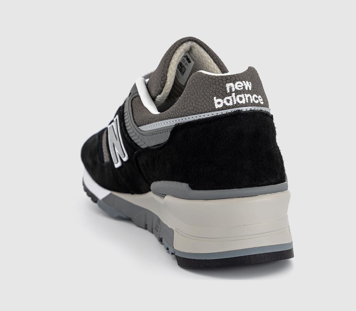 New Balance 997 'Made in USA' Trainers Black Grey - Men's Trainers