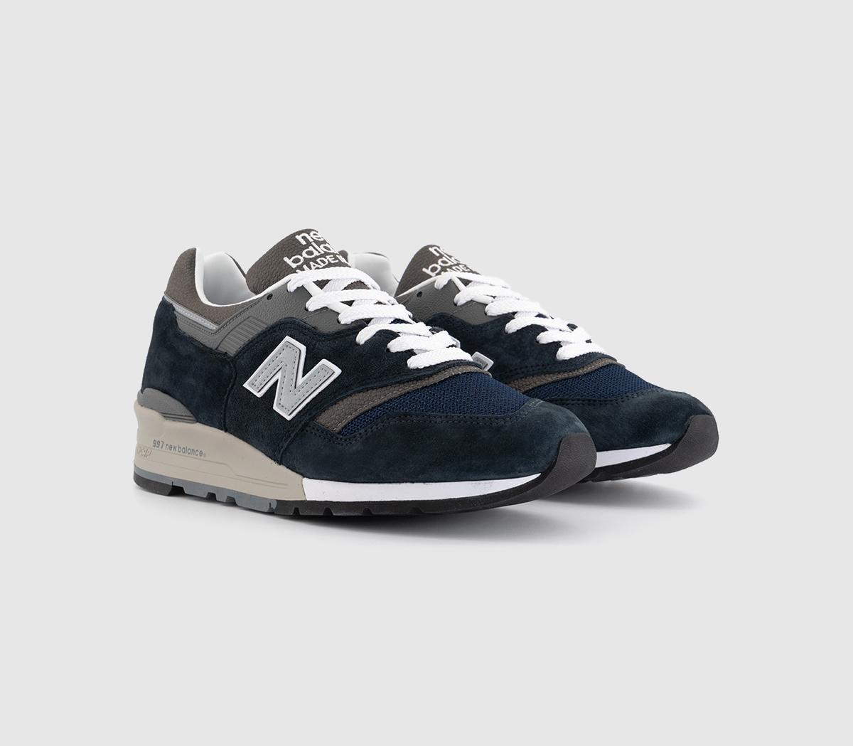 New Balance997 Made in USA TrainersNavy Grey