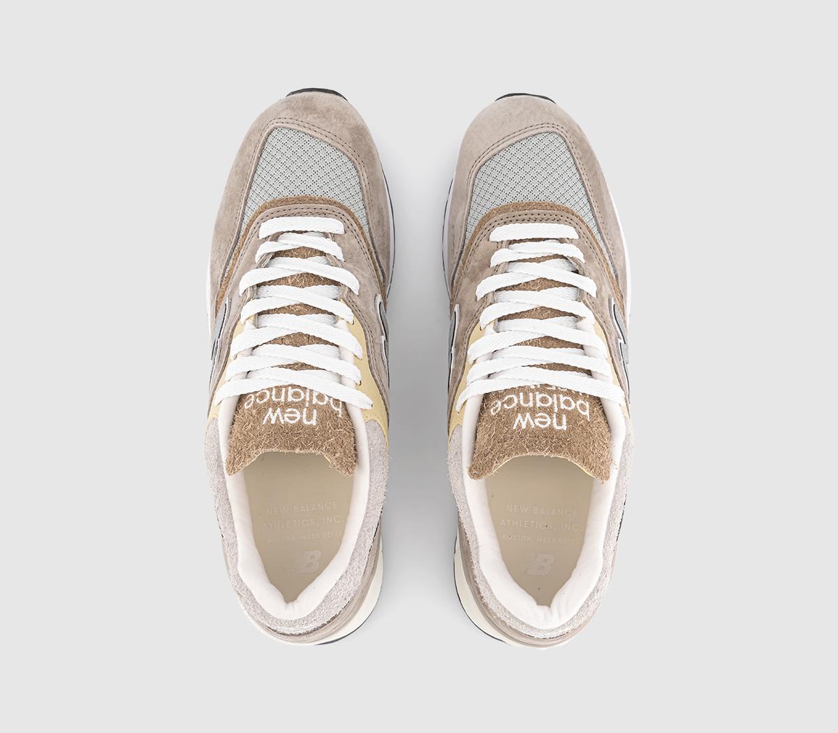 New Balance997 Made in USA TrainersBeige Brown Grey