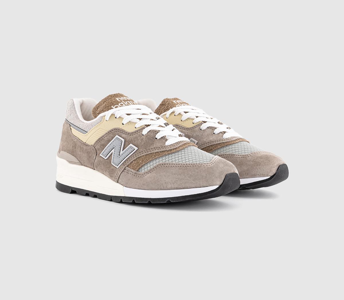 New Balance997 Made in USA TrainersBeige Brown Grey