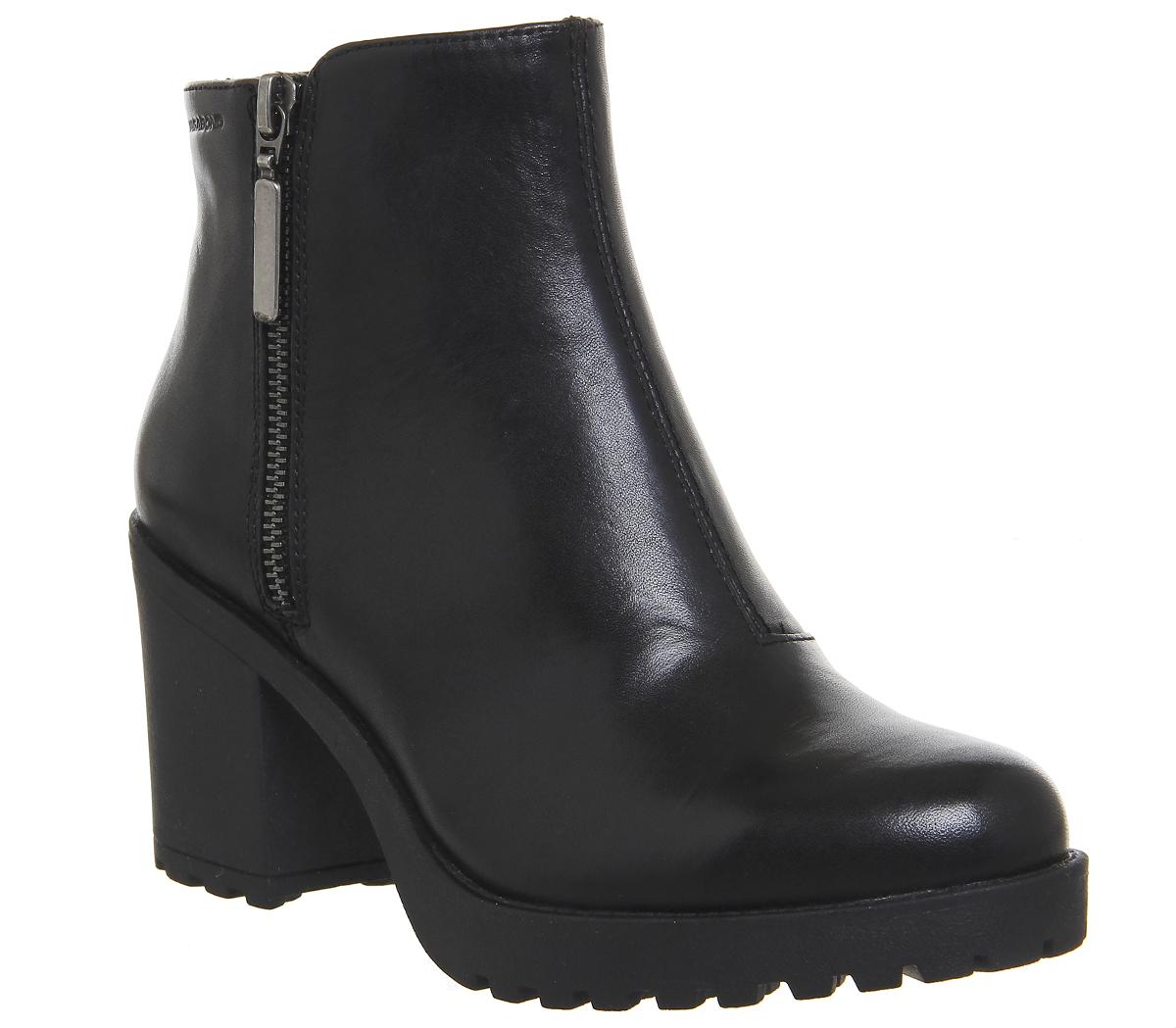 Vagabond ShoemakersGrace Side Zip bootsBlack Leather